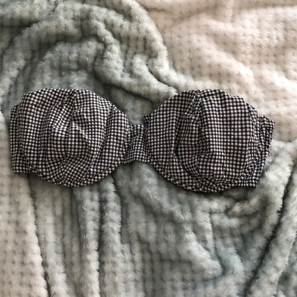 Checkered bikini top
